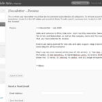 Newsletter Admin