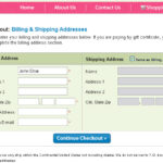 Checkout: Billing Address