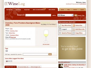 Wine Info Page