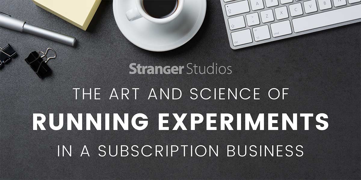 Banner for the Art and Science of Running Business Experiments 